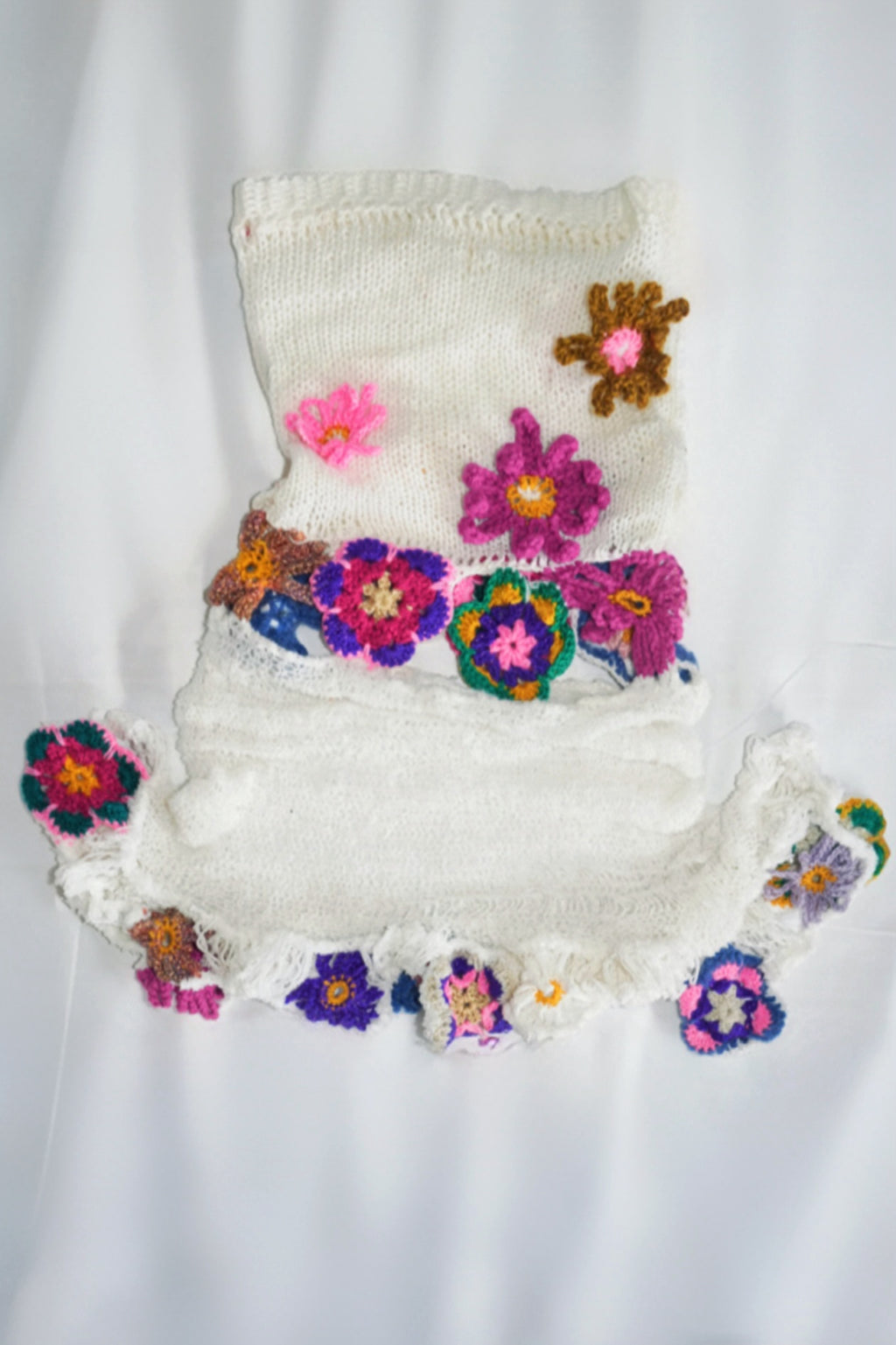 Chinita’s flower Lacey maxi skirt