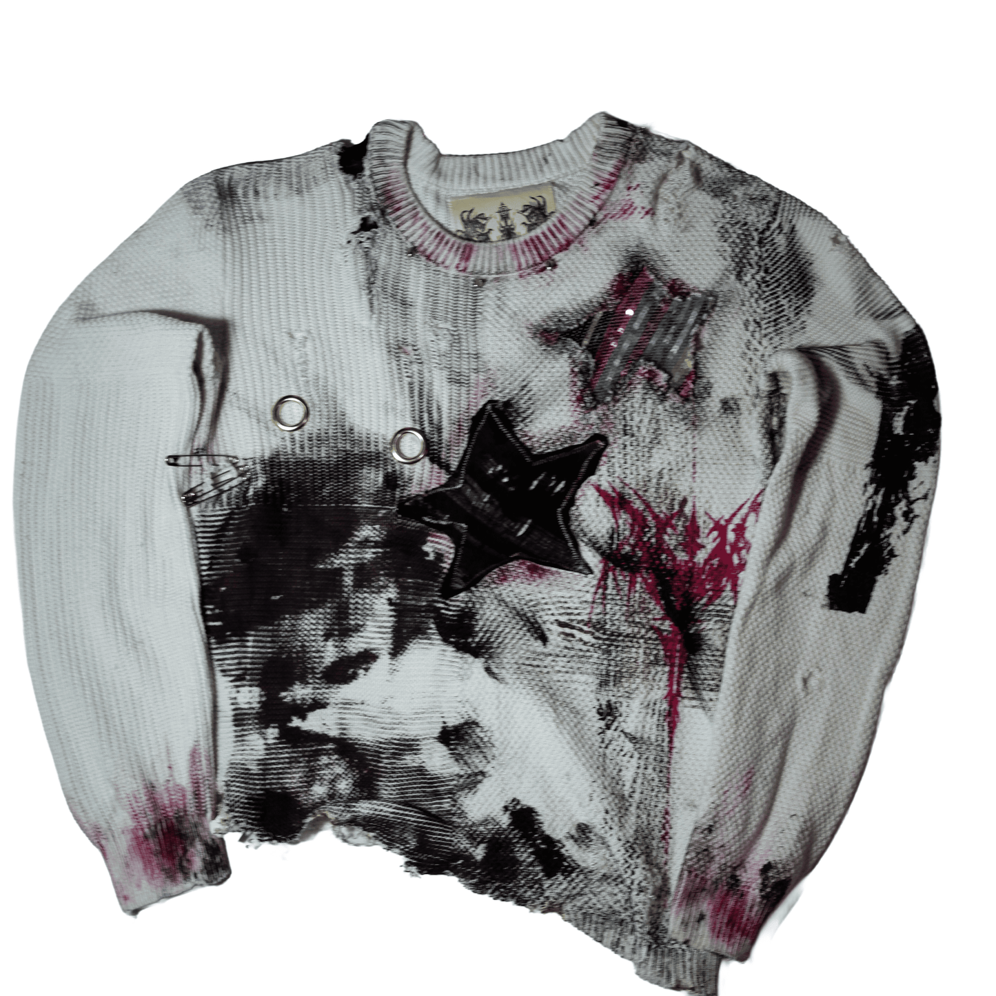 G.I.G Transylvania Distressed Knit Sweater — One of One