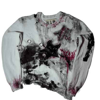 G.I.G Transylvania Distressed Knit Sweater — One of One
