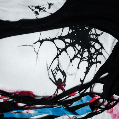 G.I.G Posessed Distressed Layered Hoodie — One of One