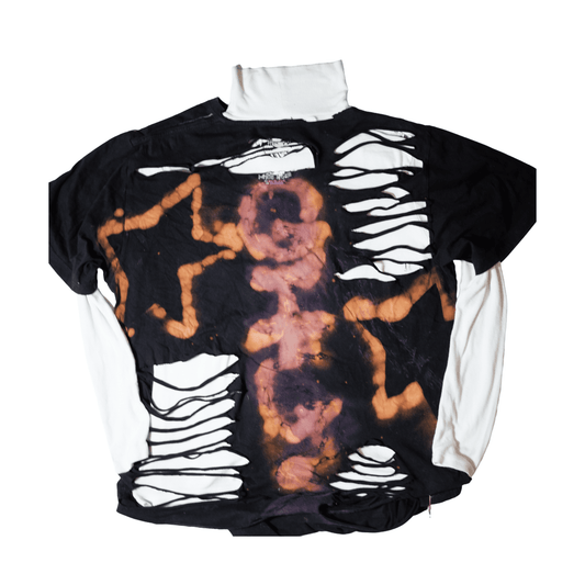 G.I.G Posessed Distressed Layered Hoodie — One of One